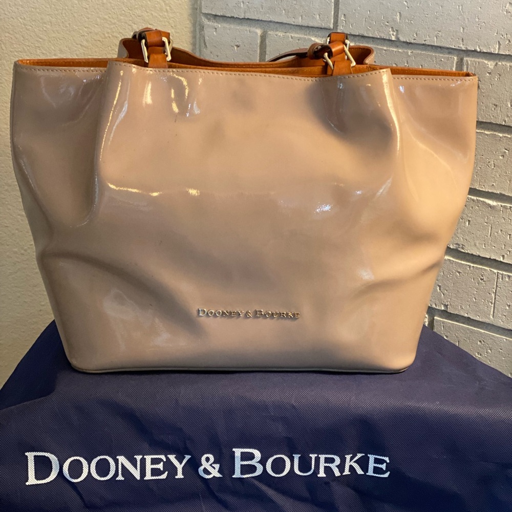 Dooney & Bourke Tan Leather Tote Bag